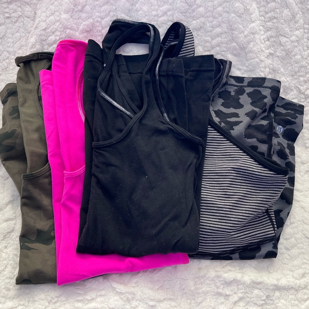 Lululemon Assorted Tank Tops Bundle